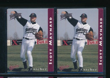 Lot (2) 1998 Multi-Ad #14 Scott Maynard Wisconsin Timber Rattlers (GD42) SWSW6