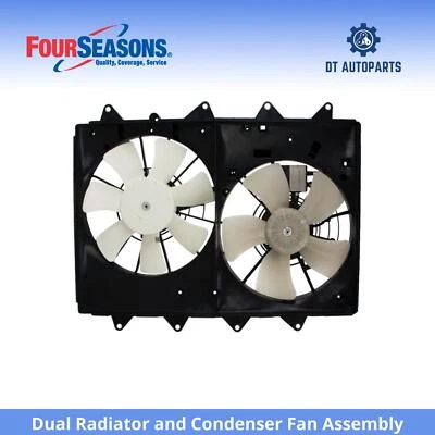 For 2007-2009 Mazda CX-9 Dual Radiator and Condenser Fan Assembly 4 Seasons 2008 - Image 1 of 4