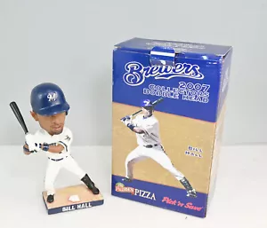2007 Milwaukee Brewers Bill Hall Bobblehead In Box - Picture 1 of 1