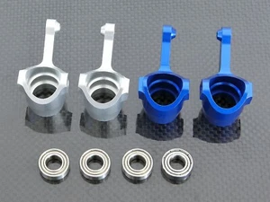 GTB Metal Alu Front Steering Hubs for RC Car Kyosho Inferno MP 7.5 777 GT GT2 - Picture 1 of 4