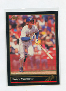 1992 LEAF GOLD STARS # 20 ROBIN YOUNT , BREWERS