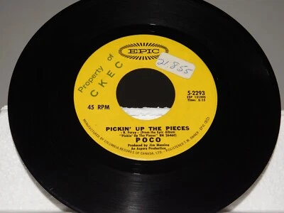 POCO PICKIN UP THE PIECES / MY KIND OF LOVE EPIC CANADA 45 rpm - Image 1 of 3
