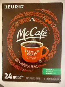 KEURIG McCafe Premium Roast Medium Decaf K-Cup Kaffeepads, 24 CT - Bild 1 von 3