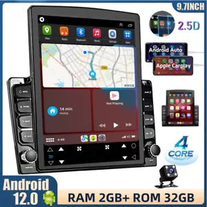 Double 2 DIN Rotatable Android 13 Touch Screen Car Stereo Radio GPS Wifi carplay - Bild 1 von 12