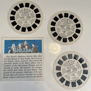 VIEW MASTER SHAZAM "The Return of Black Adam" - 3 discos - Imagen 1 de 7