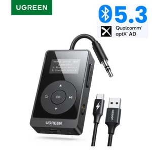 UGREEN Bluetooth 5.3 Transmisor 2 en 1 Receptor de Avión aptXHD 3.5mm Vuelo TV - Imagen 1 de 7