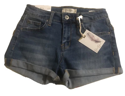 Jessica Simpson Forever Short Low Rise Roll Cuff Short Shorts Size 25 Women - Image 1 of 4