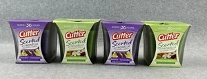 Cutter Citronella 11 Unzen Kerzen 2 Vanille Lavendel & 2 tropische Oasen - Bild 1 von 5