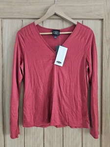 Vintage Laura Ashley Red Blouse Size L - new with tags - Picture 1 of 6