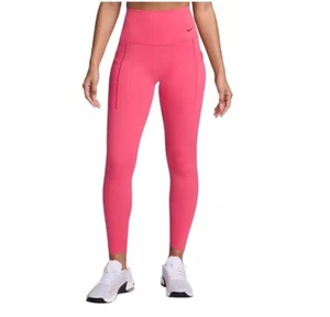 Nike Universa High-Rise Training Leggings Womens XS Dri-FIT Medium Support Red - Picture 1 of 11