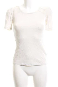 H&M Camiseta Mujeres Talla EU 34 blanco puro look casual - Imagen 1 de 5