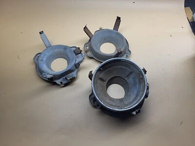 1965 1966 AMC Marlin Headlight Bucket Set Of 3 OEM  - Image 1 of 4