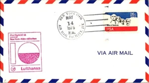 Lufthansa Airlines First Flight New York Airport - Koln Germany - DC-10 - 1975 - Picture 1 of 2
