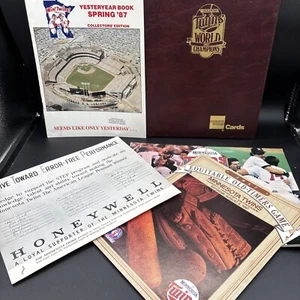 Minnesota Twins 1987 Yesteryear Buch Kalender Oldtimer Spielmappe +++ - Bild 1 von 14