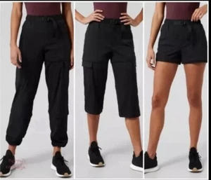 Pantalón de Senderismo Convertible ATHLETA Trekkie en Negro Nuevo con Etiquetas Para Mujer Talla 16 - Imagen 1 de 6
