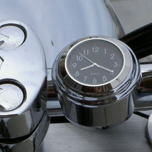 Universal Waterproof 7/8 Motorcycle Bike Handlebar Mount Clock Watch - Picture 1 of 6
