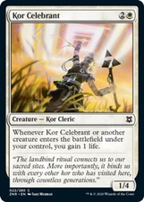 x4 Kor Celebrant Zendikar Rising Near Mint, English - MTG