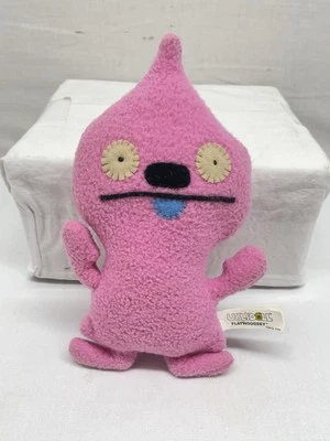"Figura de peluche Uglydoll clásica Flatwoodsey pequeña rosa 8""" Foto 1 de 4