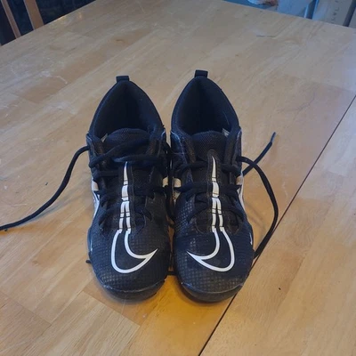 Botines de béisbol Nike Alpha juveniles Fastflex talla EE. UU. 1Y negros blancos Foto 1 de 3