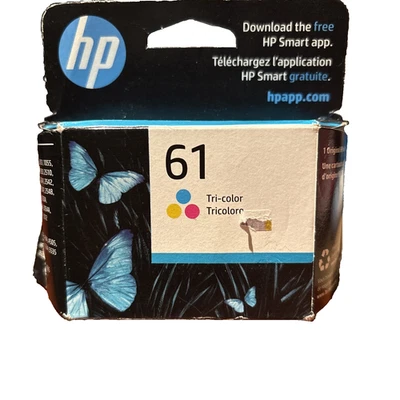 HP 61 Tri-Color Ink Cartridge CH562WN Genuine OEM Exp 01/2026 NEW - Image 1 of 4