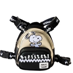 Loungefly Peanuts Snoopy 75th Anniversary Dog Harness Mini Backpack Small NWT - Picture 1 of 11