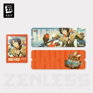 ZZZ miHoYo Zenless Zone Zero Asaba Harumasa 2er Set Sammlung Karten Tickets - Bild 1 von 2