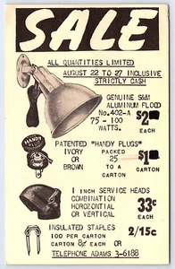 Advertising Postcard Mail Order Mulligan August 1949 #2  B688 - Picture 1 of 2