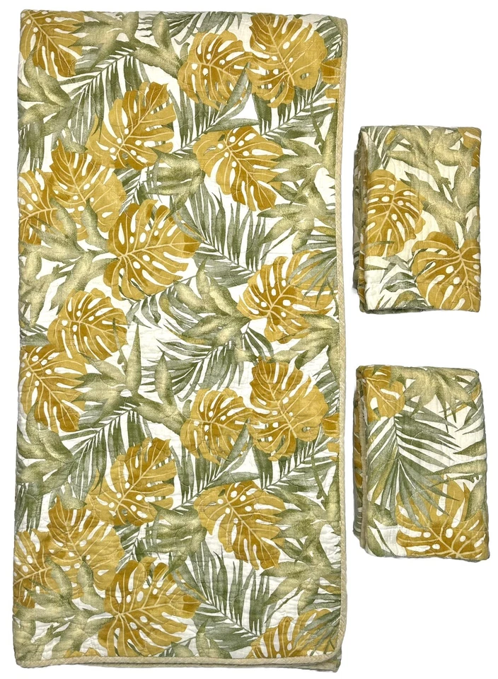 Juego de dos fundas edredón Tommy Bahama Queen Palmiers hojas tropicales Foto 1 de 4