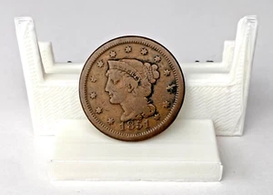 Centavo grande cabello trenzado 1851 - un centavo - cobre - EE. UU. Moneda - Imagen 1 de 3