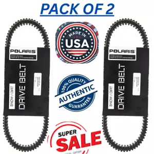 Polaris 3211180 Drive Belt Secondary Clutch 4 RZR 1000XP Genuine OEM (2 Pack) - Picture 1 of 5