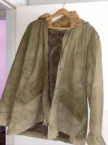 Chaqueta de vuelo tipo B11 vintage de la década de 1940 de la Fuerza Aérea del Ejército de los Estados Unidos Parka talla 38 Segunda Guerra Mundial - Imagen 1 de 13