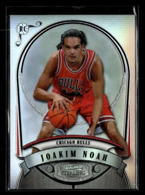 2007-08 Bowman Sterling Joakim Noah дебютант переливающаяся карточка /399 Chicago Bulls U5980 - Изображение 1 из 2
