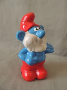 Vintage ceramic smurf money bank - Picture 1 of 11