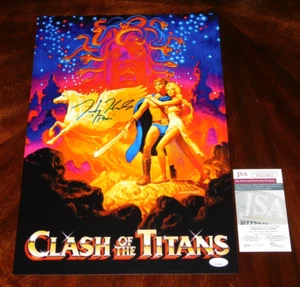 POSTER FILM HARRY HAMLIN "PERSEO" FIRMATO SCONTRO DEI TITANI 12X18 JSA COA!!! - Foto 1 di 1