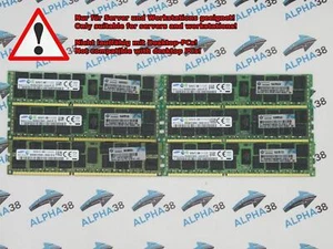 96 GB (6x 16 GB) Rdimm DDR3-1600 RAM HP G8 Gen8 ML350e v1 v2 DL380 G7 Server - Picture 1 of 1