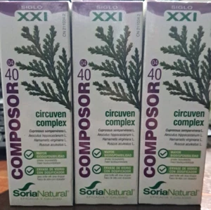 3 EXTRACTOS COMPOSOR 40_CIRCUVEN 50ml_SORIA NATURAL_CIRCULATORIO - Imagen 1 de 1
