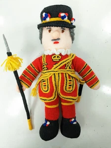 14" Handmade Knit Beefeater Plush - Picture 1 of 7
