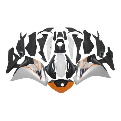 Silver Orange Black Fairings For Honda CBR250R 2011 2012 2013 2014 Bodywork Kit Foto 1 de 4