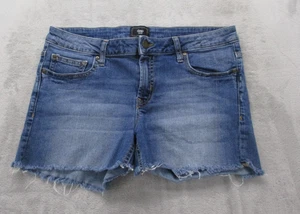 GAP Boyfriend Cut-Offs Damen 12 blau Medium Wash Denim Stretch Baumwolle niedriger Bund - Bild 1 von 13