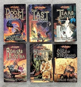 DragonLance = THE CHAOS WAR Series = 6 paperbacks - complete set - Picture 1 of 5