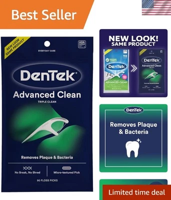 Средства для полоскания рта со вкусом тройной очистки — 90 штук, прочные и надежные - Изображение 1 из 4