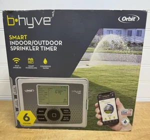 Orbit 57946 B-hyve Indoor/outdoor 6 Station WiFi Sprinkler Controller - Picture 1 of 4