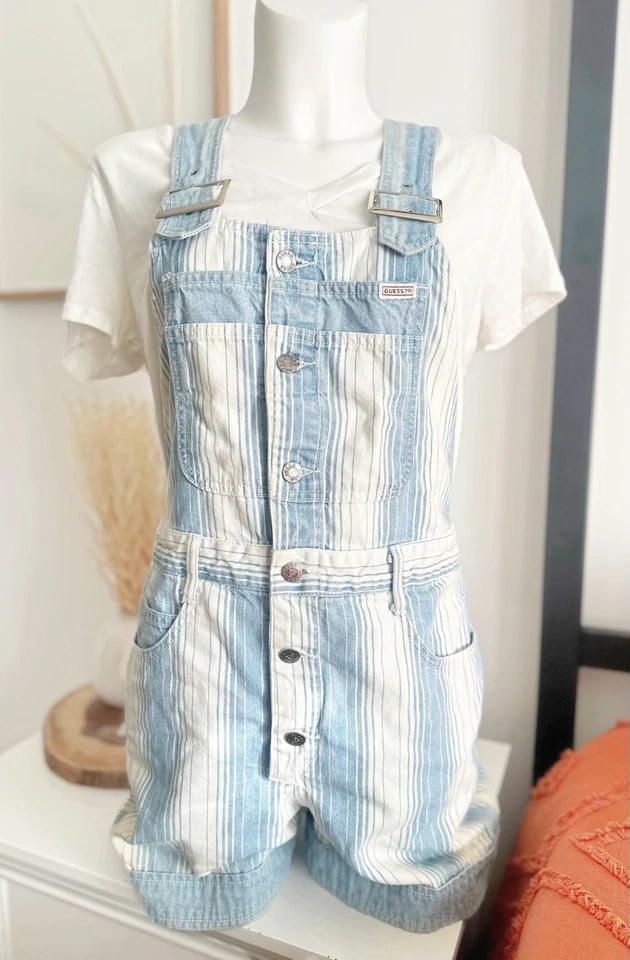 Mono corto vintage años 90 Guess a rayas talla mediana Foto 1 de 4