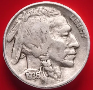 1936-P Buffalo Nickel “Full Date” FAST SHIPPING - Picture 1 of 4