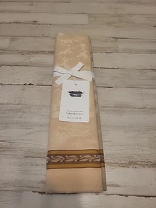 Williams-Sonoma Jacquard Foliage Table Runner 18.5” X 108” In Oak - Picture 1 of 3