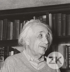 ALBERT EINSTEIN Savant Portrait Photo 1954 - Foto 1 di 2