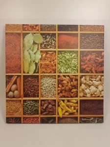 Wunderschönes dekoratives Bild mit Gewürzen Gastronomiebild Küchenbild - Bild 1 von 3