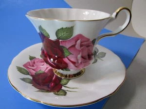 Windsor Bone China TAZZA DA TÈ E PIATTINO Inghilterra - Foto 1 di 9
