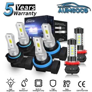 For Mazda 3 2007-2013 Combo 6x 9005 H11 H11 LED Car Light Lamps Hi/Lo Fog Bulbs - Picture 1 of 14