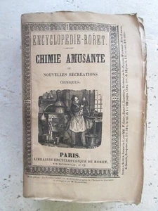 [Roret] Nouveau manuel complet de CHIMIE AMUSANTE, 1854. - Imagen 1 de 20